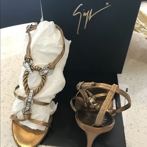 Giuseppe Zanotti bronze sandal